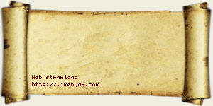 Hana Perušinović vizit kartica